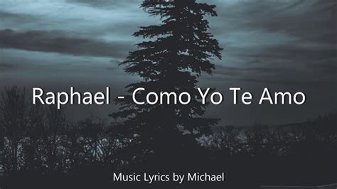 como yo te amo|como yo te amo lyrics.